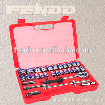 32pcs 1/2" professional auto repairing household tool kit socket set